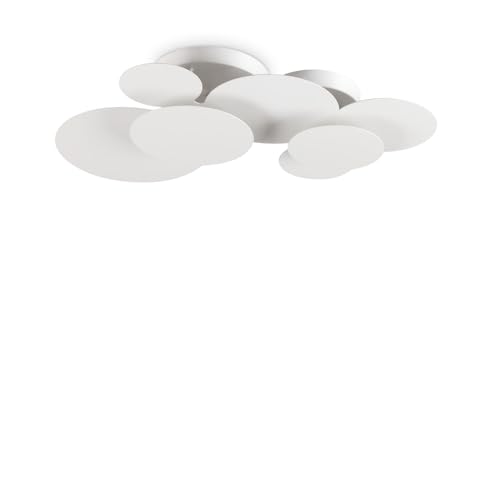 Ideal Lux CLOUD Circles Dekorative Unterputz-Deckenleuchte Weiß 74cm 3000K von Ideal Lux