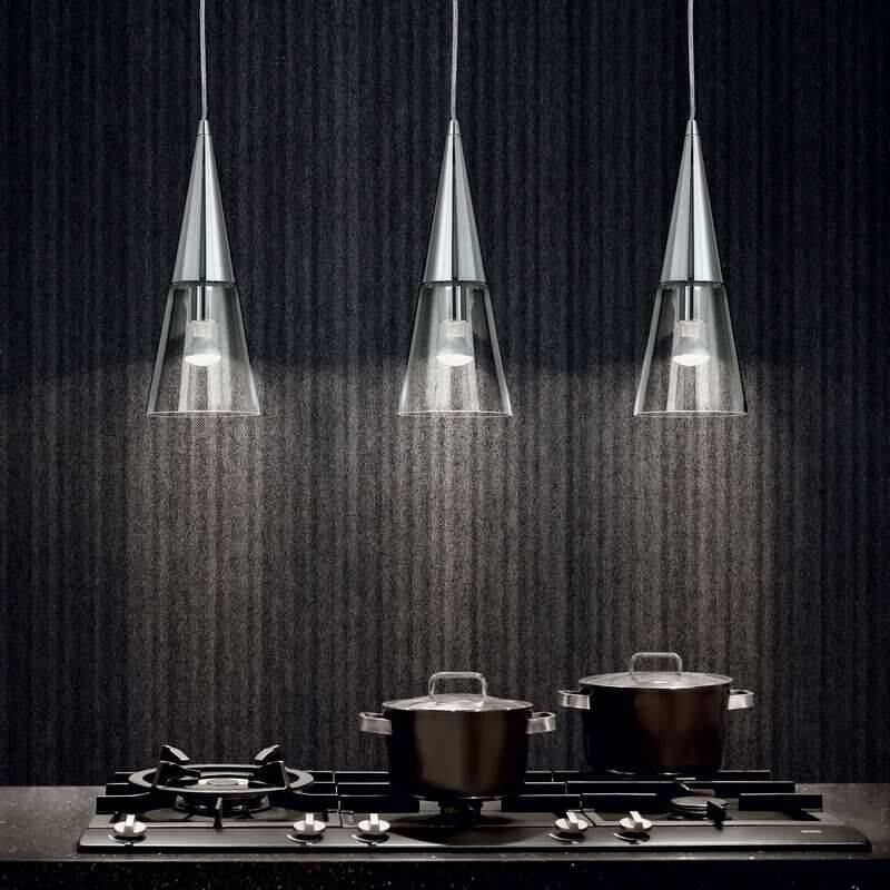 Ideal Lux Cono SP3 Pendelleuchte chrom E14 von Ideal Lux