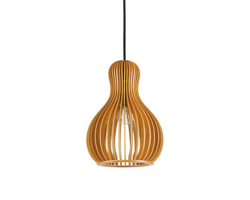 Ideal Lux Hängeleuchten Citrus-3 SP1 Holz-Pendelleuchte E27 dimmbar 3 Größen, LED wechselbar, Hängeleuchte von Ideal Lux