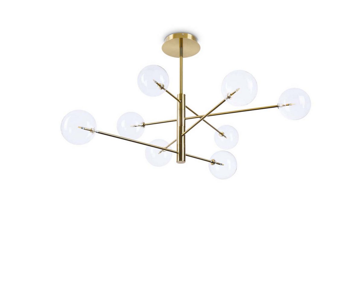 Ideal Lux Hängeleuchten Equinoxe SP Pendelleuchte 6/8/12-flammig Glas & Metall dimmbar, LED wechselbar, Hängeleuchte von Ideal Lux