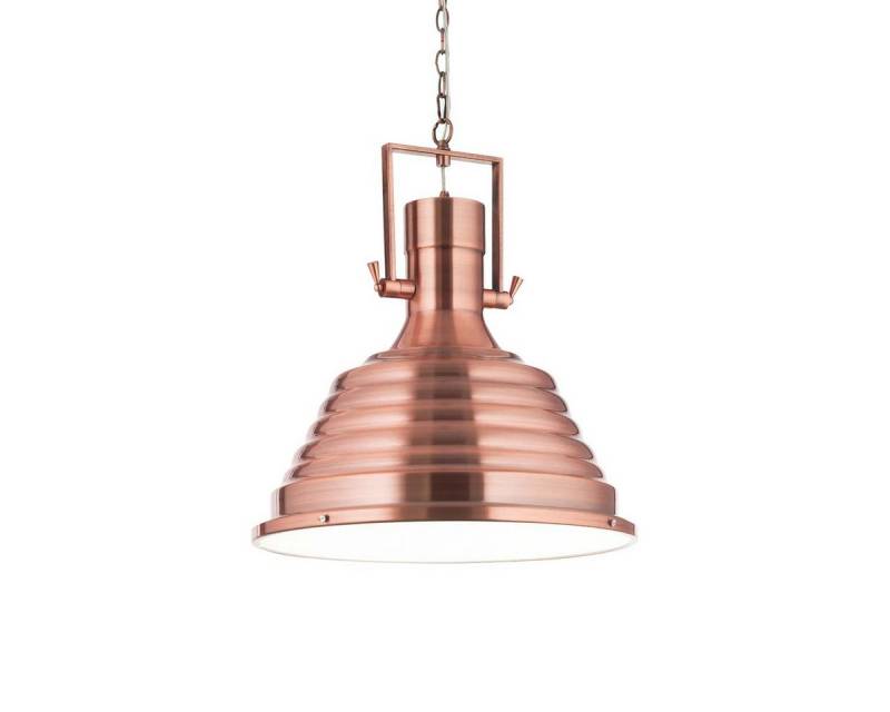 Ideal Lux Hängeleuchten Fisherman SP1 Pendelleuchte, Ø 48,5 cm, Kupfer, LED wechselbar, Hängeleuchte von Ideal Lux