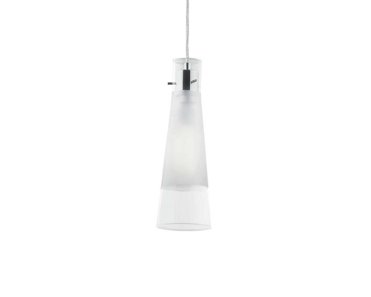 Ideal Lux Hängeleuchten Kuky Pendelleuchte Glas/Chrom E27, 1-/3-/4-flammig, dimmbar, LED wechselbar, Hängeleuchte von Ideal Lux