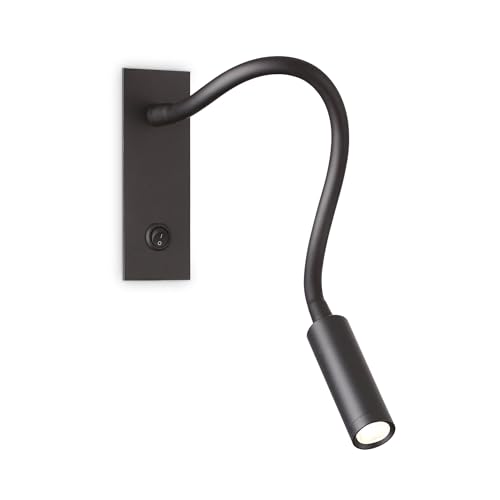 Ideal Lux IO Wandleseleuchte Schwarz 3000K von Ideal Lux