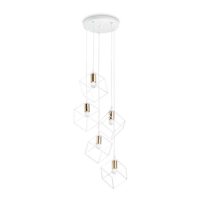 Ideal Lux Ice SP5 Pendelleuchte weiß E27 von Ideal Lux
