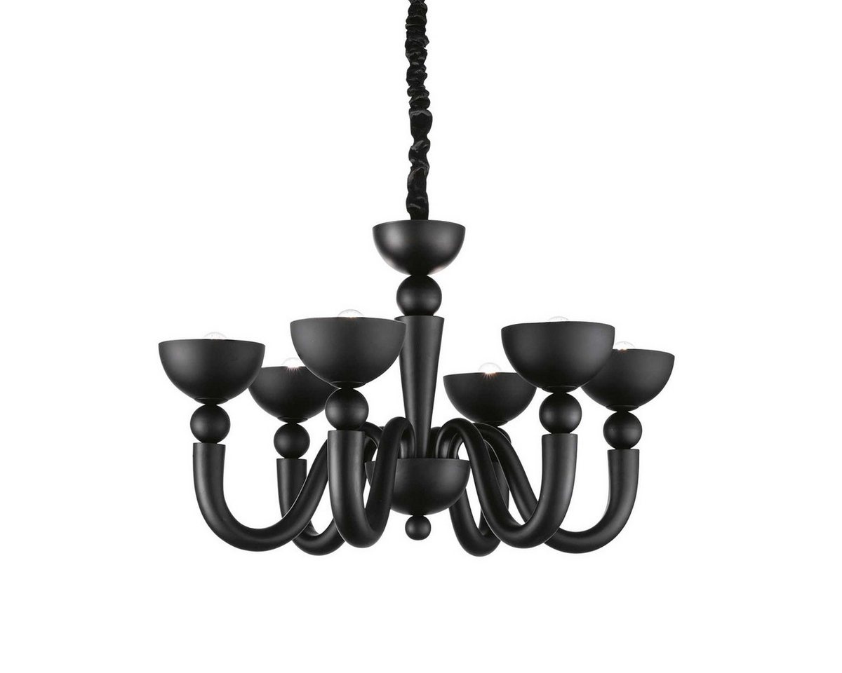 Ideal Lux Kronleuchter Bon Bon SP6 Moderner Kronleuchter, Schwarz, Ø: 95,5 cm, LED wechselbar Ideal Lux Kronleuchter Bon Bon SP6 Moderner Kronleuchter, Schwarz, Ø: 95,5 cm, LED wechselbar von Ideal Lux