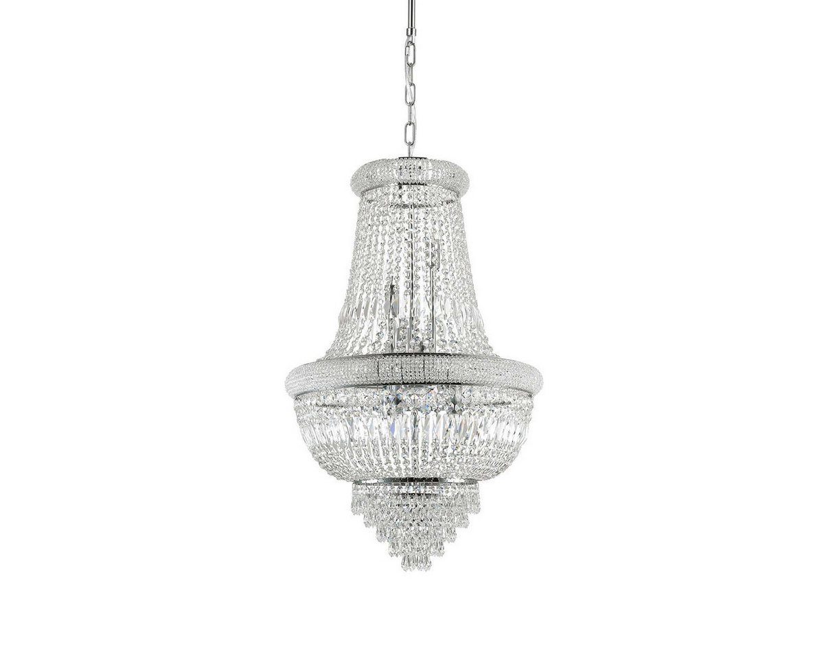 Ideal Lux Kronleuchter Dubai SP10 Korbleuchter 10-flammig, Chrom, Ø: 52 cm, H: 108 cm, LED wechselbar, Hängeleuchte Ideal Lux Kronleuchter Dubai SP10 Korbleuchter 10-flammig, Chrom, Ø: 52 cm, H: 108 cm, LED wechselbar, Hängeleuchte von Ideal Lux