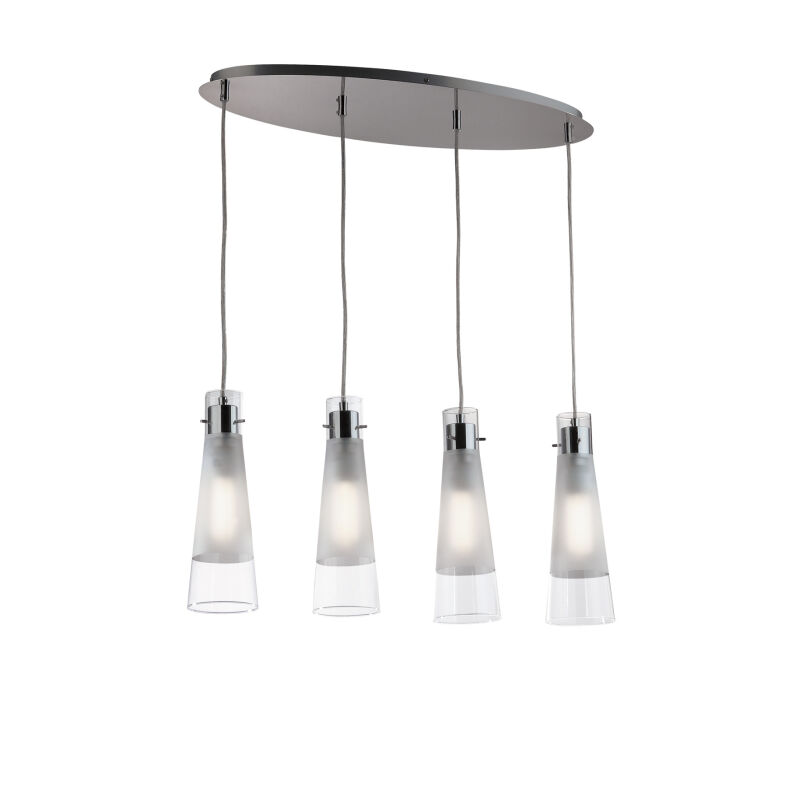 Ideal Lux Kuky Pendelleuchte SP4 trasparente Ideal Lux Kuky Pendelleuchte SP4 trasparente von Ideal Lux