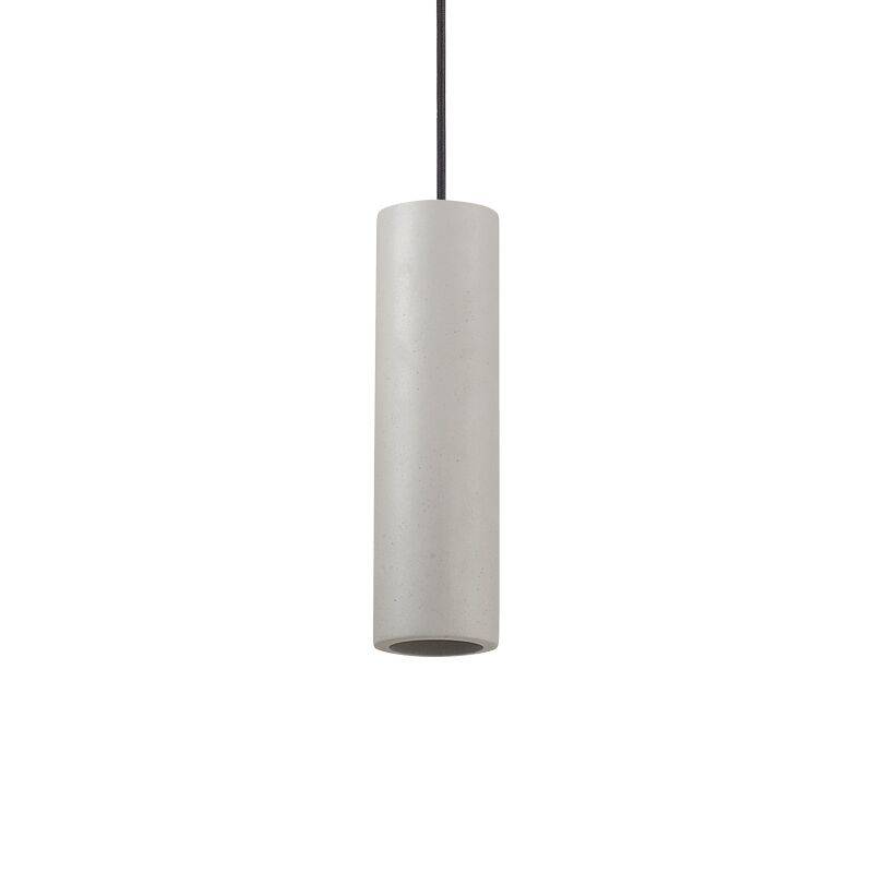 Ideal Lux Oak SP1 round Pendelleuchte Zement grau von Ideal Lux