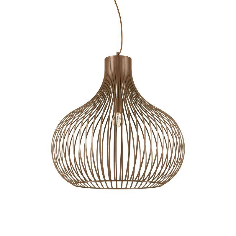 Ideal Lux Onion SP1 D60 Pendelleuchte braun E27 von Ideal Lux