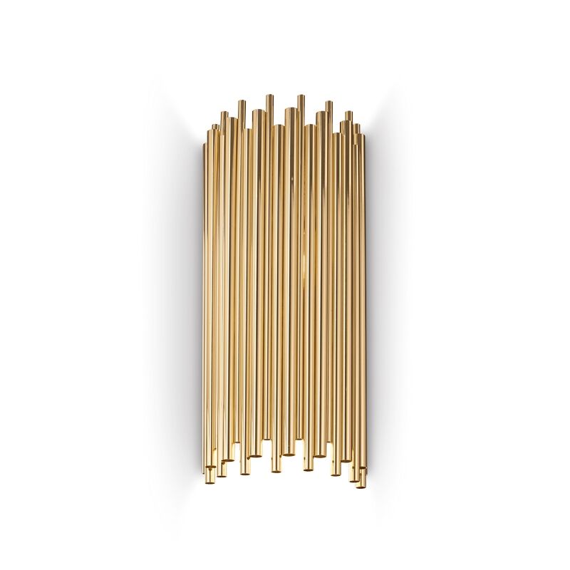 Ideal Lux Pan AP2 Wandleuchte gold E27 von Ideal Lux