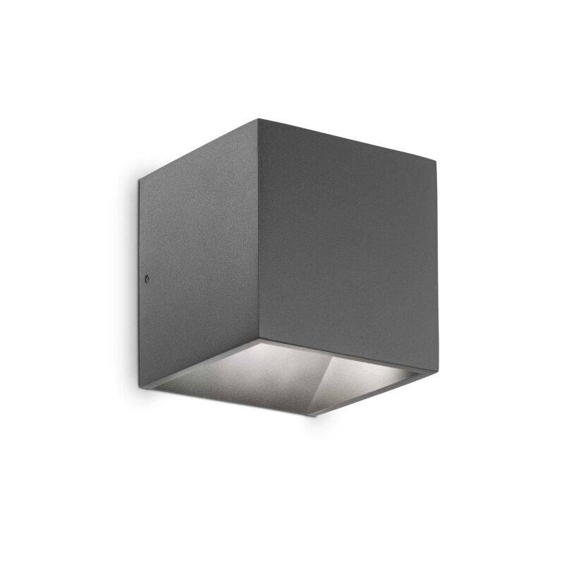 Ideal Lux Rubik Außenleuchte Wandleuchte verschiedene Variationen Anthrazit 3000 Kelvin von Ideal Lux