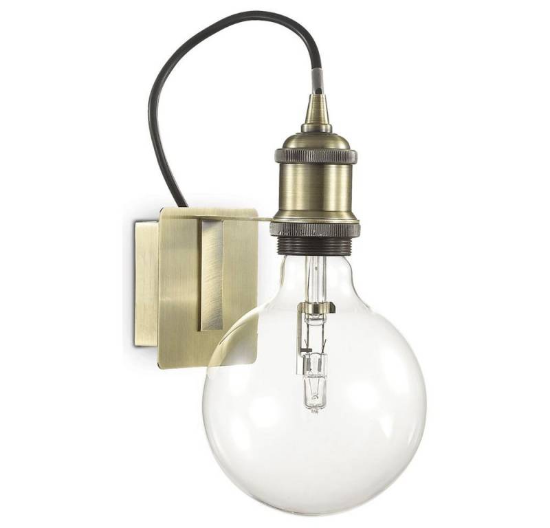 Ideal Lux Wandleuchte Wandleuchte Frida aus Metall E27 in Messing von Ideal Lux