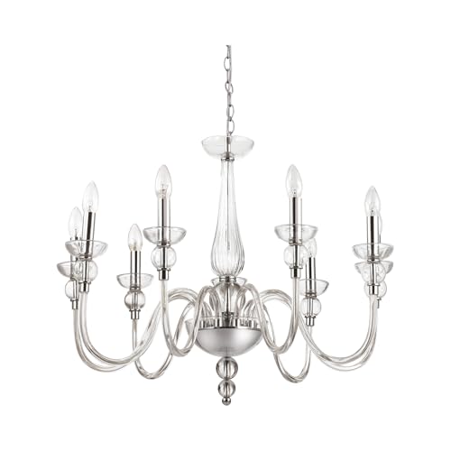 Ideal Lux Kronleuchter DOGE SP9, 9-flammig, E14, transparent von Ideal Lux