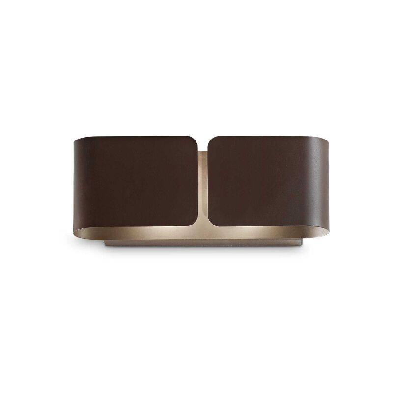 Wandleuchte Clip AP2 mini corten von Ideal Lux