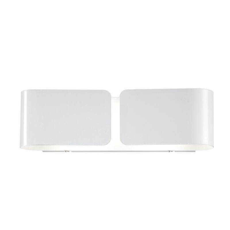 Wandleuchte Clip AP2 small weiß von Ideal Lux