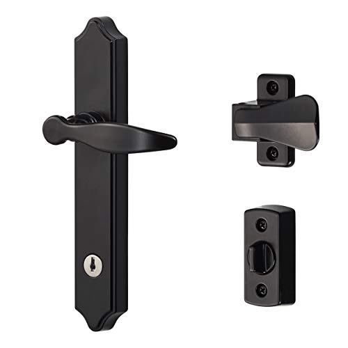 Ideal Security BK1216BL ML Hebel-Set mit Riegelschloss Black schwarz von Ideal Security Inc.