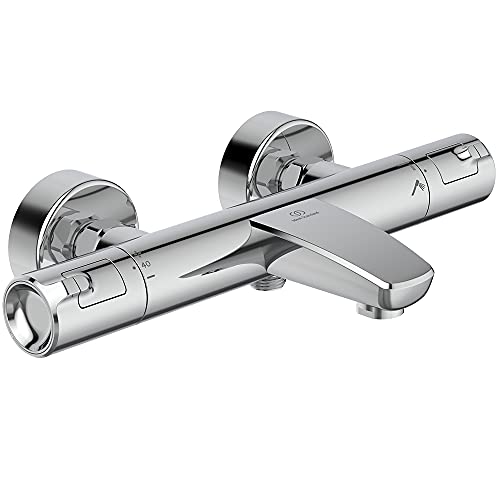 Ideal Standard A7697AA Ceratherm T50 Mischbatterie für Badewanne und Dusche, Chrome von Ideal Standard