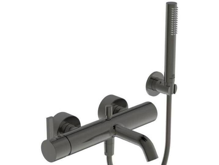 Ideal Standard, Badarmatur, IDS Einhebel-Badearmatur JOY AP, DN 15, mit Brause-Set magnetic grey Ideal Standard, Badarmatur, IDS Einhebel-Badearmatur JOY AP, DN 15, mit Brause-Set magnetic grey von Ideal-Standard