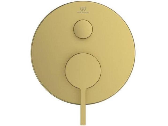 Ideal Standard, Badarmatur, IDS Einhebel-Badearmatur JOY UP Bausatz 2 für Wandeinbau brushed gold von Ideal-Standard