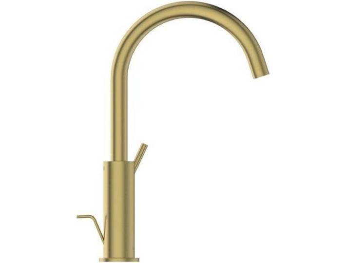 Ideal Standard, Badarmatur, IDS Waschtischarmatur JOY m ho Ala mit Ablaufgarnitur brushed gold Ideal Standard, Badarmatur, IDS Waschtischarmatur JOY m ho Ala mit Ablaufgarnitur brushed gold von Ideal-Standard