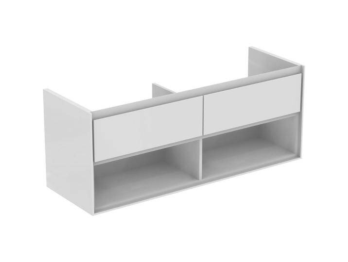 Ideal Standard, Waschbeckenunterschrank, IDS Möbel-DWT-Unterschrank CONNECT AIR 1300x440x517mm weiss glänzend / weiss matt von Ideal-Standard