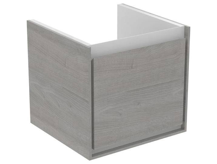 Ideal Standard, Waschbeckenunterschrank, IDS Waschtischunterschrank CONNECT AIR 435mm f Cube Air 50cm Ei gr Dek / we ma (43 x 40 x 40 cm) von Ideal-Standard