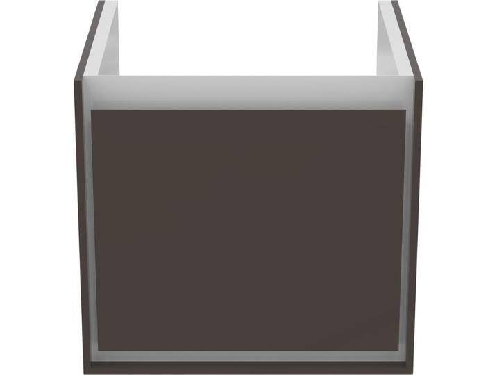 Ideal Standard, Waschbeckenunterschrank, IDS Waschtischunterschrank CONNECT AIR 435mm f Cube Air 50cm b. ma / weiss matt (43 x 40 x 40 cm) von Ideal-Standard