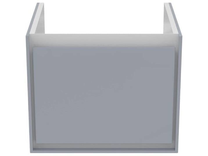 Ideal Standard, Waschbeckenunterschrank, IDS Waschtischunterschrank CONNECT AIR 485mm f Cube Air 550mm hgrau gl / we ma (48 x 41 x 40 cm) von Ideal-Standard