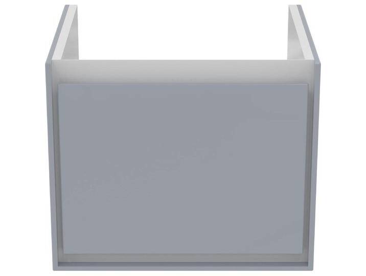 Ideal Standard, Waschbeckenunterschrank, IDS Waschtischunterschrank CONNECT AIR 485mm f Cube Air 550mm hgrau gl / we ma (48 x 41 x 40 cm) von Ideal-Standard