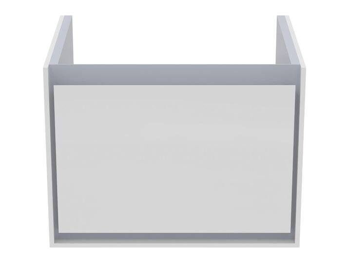 Ideal Standard, Waschbeckenunterschrank, IDS Waschtischunterschrank CONNECT AIR 535mm f Cube Air 60cm we gl / hgrau ma (53 x 41 x 40 cm) von Ideal-Standard