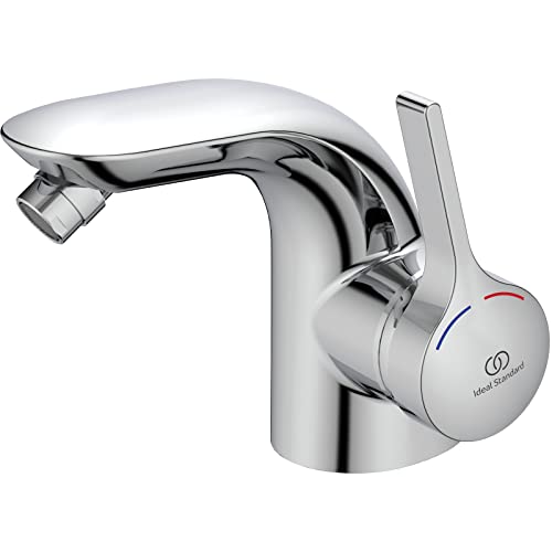 Ideal Standard A4268AA Melange Bidetarmatur mit Zugknopf-Ablaufgarnitur, Chrom von Ideal Standard