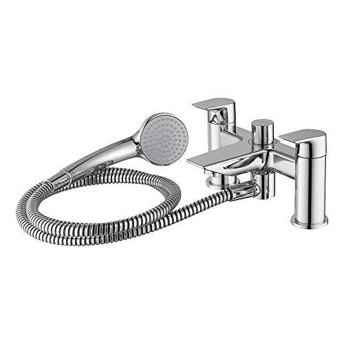 Ideal Standard A6591AA Tesi Wannenmischer/Duscharmatur, Chrome, Dual Control Bath Shower Mixer von Ideal Standard