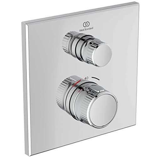 Ideal Standard A7301AA Ceratherm Navigo Brausethermostat Unterputz, mit einer Entnahmestelle, Chrom von Ideal Standard