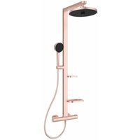 Ideal Standard ALU+ - Brauseset mit Thermostat, Durchmesser 26 cm, 2 Strahlarten, rosé BD583RO von Ideal Standard