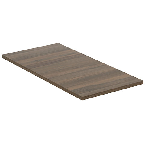 Ideal Standard Adapto Holzplatte zu Konsolen-Unterschrank 250 mm, ohne Ausschnitt, Farbe: Walnuss Dekor von Ideal Standard