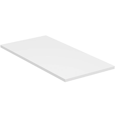 Ideal Standard Adapto Holzplatte zu Konsolen-Unterschrank 250 mm, ohne Ausschnitt, Farbe: Weiß Hochglanz Lack von Ideal Standard