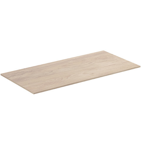 Ideal Standard Adapto Holzplatte zu Waschtisch-Unterschrank oder Standkonsole, ohne Ausschnitt, 1050mm, Farbe: Pinie hell Dekor von Ideal Standard