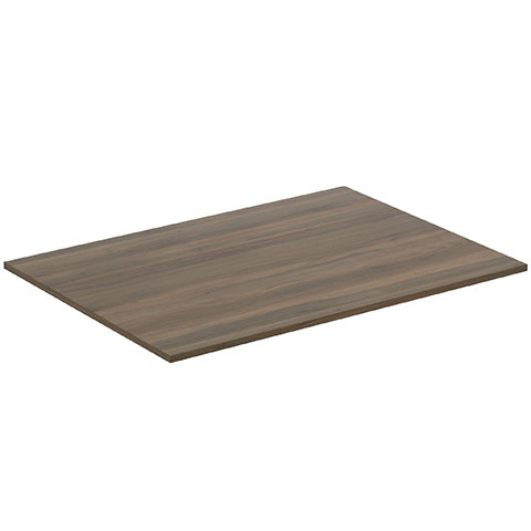 Ideal Standard Adapto Holzplatte zu Waschtisch-Unterschrank oder Standkonsole, ohne Ausschnitt, 700mm, Farbe: Walnuss Dekor von Ideal Standard