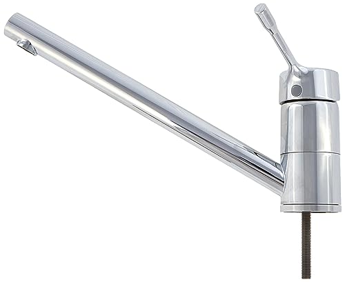 Ideal Standard BC292AA Ceralook Küchenarmatur 360 ° Drehbarer Wasserhahn Küche, Mischbatterie Küchenspüle, Wassersparend BlueStart, Chrom von Ideal Standard