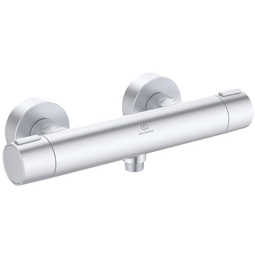 Ideal Standard BD582SI Alu+ Brausethermostat für Dusche, Aufputz, Silber (Silver) von Ideal Standard