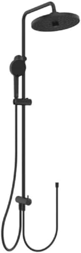 Ideal Standard BD747XG Ceraflow 25+ Duschsystem zur Komination mit Aufputz-Armatur, 2-Funktionshandbrause, 2-Funktionskopfbrause und Brauseschlauch 175cm, Schwarz (Silk Black) von Ideal Standard