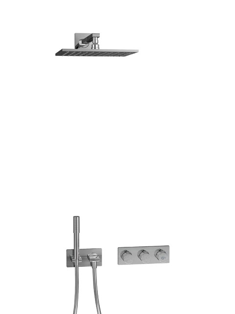 Ideal Standard Brauseset Archimodule mit Regenbr,Handbr. und Wandanschl.Chrom A1556AA A1556AA von Ideal Standard