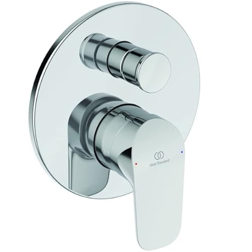 Ideal Standard - Ceraflex, Mischbatterie für Badewanne oder Dusche, Unterputz, Zwei-Wege, Außenteile, verchromt von Ideal Standard