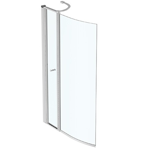 Ideal Standard Duschwand CONNECT AIR, mit Tür, aus Glas, E1137EO E1137EO von Ideal Standard