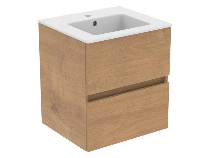 Ideal Standard Eurovit+ Möbelpaket mit Waschtisch 51 cm und Unterschrank 50 cm, 2 Auszüge 2337361 von Ideal-Standard
