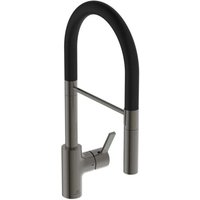 Ideal Standard Gusto - Spültischarmatur mit flexiblem Arm und Brause, Magnetic Grey/schwarz BD417A5 Ideal Standard Gusto - Spültischarmatur mit flexiblem Arm und Brause, Magnetic Grey/schwarz BD417A5 von Ideal Standard