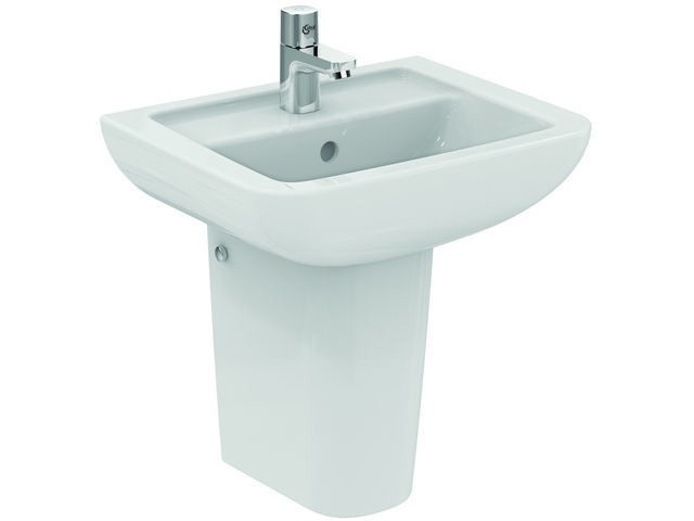 Ideal Standard Handwaschbecken EUROVIT Plus,1 Hl., m.Ül., 450x360x170mm, Weiß, K284801 K284801 von Ideal Standard