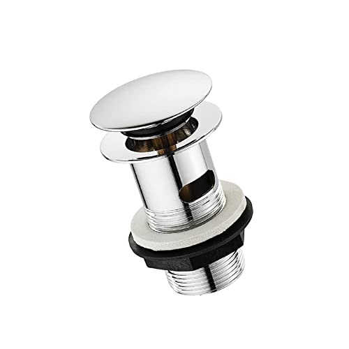 Ideal Standard S8803AA Push-Open-Ventil, Waschbeckenablauf Ablaufgarnitur für Waschtisch, Chrom von Ideal Standard