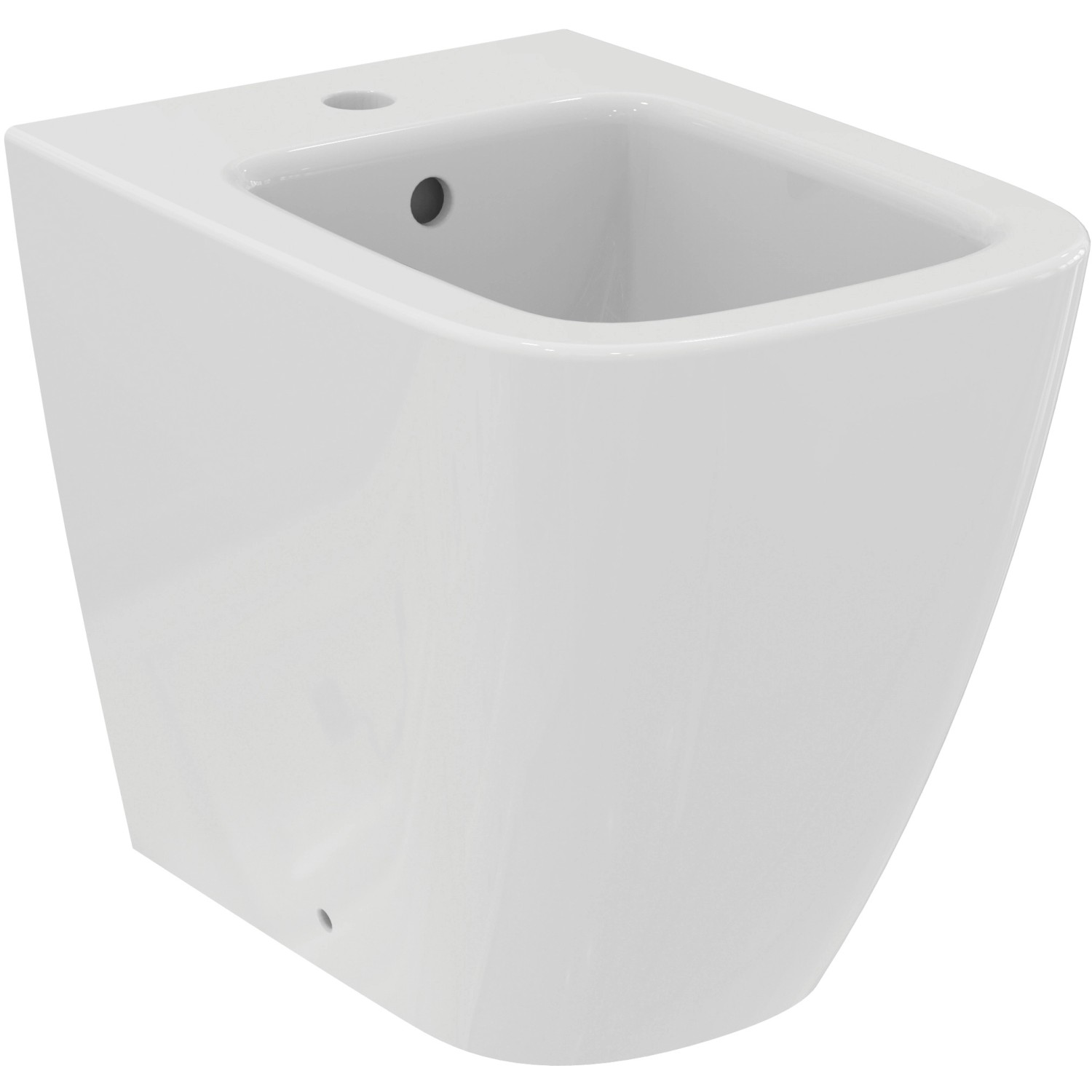 Ideal Standard Stand-Bidet i.life S mit Überlauf + 1 Hahnloch Weiß von Ideal Standard