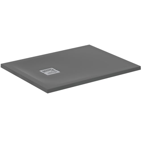 Ideal Standard T5604FS Ultra Flat S+ Duschwanne, Maße: 90 x 70 cm, Grigio cemento von Ideal Standard
